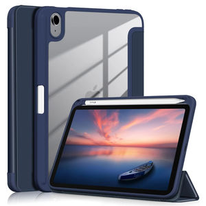 Coque arrière transparente en TPU pour Apple iPad <span class=keywords><strong>Mini</strong></span> <span class=keywords><strong>6</strong></span> 8.3 pouces, étui intelligent en cuir avec porte-crayon - Product Image 2