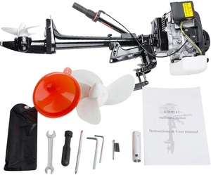 HANGKAI 4HP Heavy Duty Boat Motor 4 Stroke 55CC Motor Boat Engine Air Cooling CDI System - Product Image 5