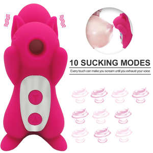 Massaggiatore Vibrante OEM per Punto G per Adulti, 10 Velocità, Ricaricabile USB, ABS+Silicone, Impermeabile, con Ventosa per Masturbazione Femminile - Product Image 2