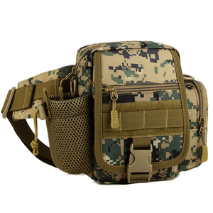 กระเป๋าคาดเอวอเนกประสงค์สำหรับผู้ชาย กระเป๋าสะพายข้างแนวตั้งแบบเบาสำหรับขี่จักรยาน กระเป๋าคาดเอวแบบยุทธวิธีพร้อมช่องใส่ขวดน้ำสำหรับปั่นจักรยานและกิจกรรมกลางแจ้ง - Product Image 6