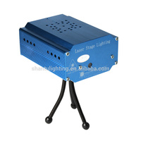 Mini projecteur laser RGB IP33 pour effets floraux 3D stéréoscopiques, son actif, mode automatique, éclairage de scène