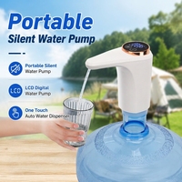 Bomba dispensadora de agua eléctrica USB recargable de 5 galones, precio de fábrica, barata, con prueba de calidad del agua