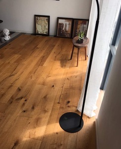 Parquet en bois dur de chêne brossé huilé naturel rustique Surface de marque sciée spéciale <span class=keywords><strong>Plancher</strong></span> en bois massif multicouche pour maison intérieure - Product Image 5