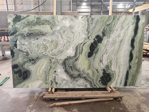 Tấm Đá Cẩm Thạch Màu Xanh Lá Raggio Verde Tự Nhiên Giảm Giá Mạnh 2022 Gạch Lát Sàn Nhà Và Nền TV - Product Image 2