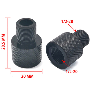 Adaptateur fileté moleté série 1/2, 1/2-20 mâle vers 1/2-28 femelle et 1/2-28 mâle vers 1/2-20 femelle, raccord de conversion de fluide automobile en acier - Product Image 4