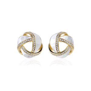 Orecchini a Perno Scintillanti e Lucidi per Donne, Eleganti Orecchini da Indossare Quotidianamente e per Feste, Gioielli alla Moda - Product Image 2