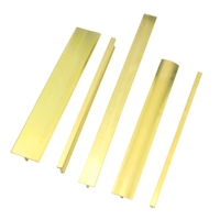Profilés en laiton de haute qualité, extrusion en laiton, profilés en T et en U pour carrelage