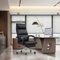 Chaise de bureau inclinable au design moderne avec repose-pieds et chaise de bureau ergonomique de luxe 2026 – Meilleure vente pour usage professionnel