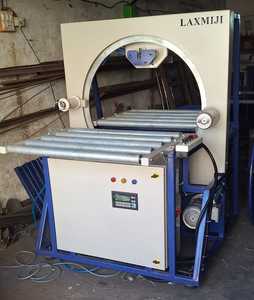 Machine d'emballage orbitale automatique pneumatique contrôlée par PLC LEW avec fonctions d'économie d'énergie 220V - Product Image 3