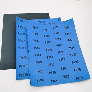 Papel Abrasivo Impermeable de Carburo de Silicio con Respaldo de Papel de Látex Azul OEM, 30% de Látex, 230 mm x 280 mm, Dureza Media, para Pulir Automóviles - Product Image 6