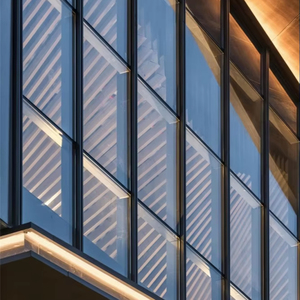 <span class=keywords><strong>Fenêtre</strong></span> <span class=keywords><strong>de</strong></span> façade en aluminium à rupture <span class=keywords><strong>de</strong></span> pont thermique avec bandes EPDM et barres thermiques PA66 pour projets <span class=keywords><strong>de</strong></span> murs-rideaux commerciaux, fabriquée en Chine - Product Image 1