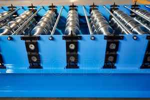 Südamerika Rollform maschine Trapez dach bleche Metallplatten-Rollform maschine für Dach-und Wand paneele - Product Image 5