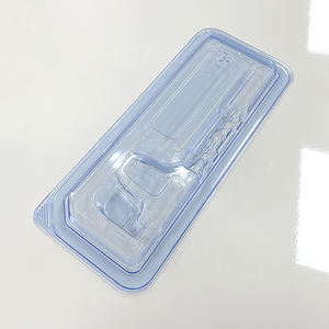 Emballage en blister médical personnalisé transparent bleu certifié ISO13485 en PETG/PET pour l'esthétique médicale - Product Image 2