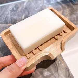 JQ in bambù portasapone autosdrenante in legno saponetta per Hotel a casa vasca da <span class=keywords><strong>bagno</strong></span> <span class=keywords><strong>set</strong></span> - Product Image 2