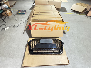 Xlstyling กระจังหน้ารถยนต์ RS4 RS3กระจังหน้ากันชนรถ A4 8V A3 B8.5 <span class=keywords><strong>B9</strong></span>ชุด <span class=keywords><strong>B9</strong></span>.5รังผึ้ง - Product Image 2