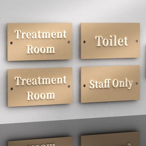 Segno di porta in acrilico personalizzato segno di camera di trattamento del salone dell'hotel segno di benvenuto per le piccole imprese segno di ufficio personalizzato segno di numero della casa - Product Image 4