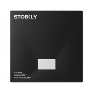 Receveur de douche Stone Essence Slim Quadro 80 x 80 cm finition noir mat pour salles de bain modernes - Product Image 3