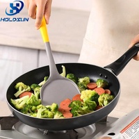 Spatule de cuisine en silicone flexible de qualité alimentaire, résistante à la chaleur, écologique, avec logo personnalisé, pour la préparation des crêpes, pour une utilisation domestique