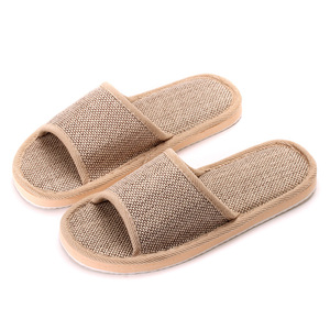 Pantuflas de Lino de Alta Calidad para Interiores, para Hombre y Mujer, para las Cuatro Estaciones, Especiales para Hoteles, Pantuflas de Verano para Parejas, de EVA - Product Image 4
