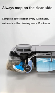 <span class=keywords><strong>Robot</strong></span> aspirador de autovaciado y autolimpieza ABIR M1pro <span class=keywords><strong>con</strong></span> navegación inteligente, <span class=keywords><strong>mapeo</strong></span> inteligente <span class=keywords><strong>con</strong></span> buen rendimiento de limpieza - Product Image 3