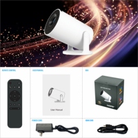 X1BQ HY300 Versión Mejorada, Proyector LED con Pantalla LCD Integrada, Altavoz Incorporado, 720P, 1500 Lúmenes, Android 11, Portátil para 5.4
