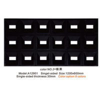 PU léger 9 blocs panneaux muraux à composants creux 3d panneaux de fausse pierre PU remplacement de brique de ciment pour l'intérieur