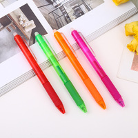 Nouveau Stylo Gel Effaçable Créatif et Simple pour Étudiants, Fournitures de Papeterie, Pointe Bille 0.7mm, Encre Colorée, Personnalisable