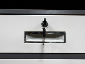 Meuble de bureau : Meuble de rangement sous bureau demi-hauteur en acier avec tiroirs - Product Image 6