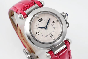 Reloj de Negocios Dorado para Mujer, Esfera con Números Romanos, Detalles de Diamantes, Correa de Cuero, Reloj Mecánico de Lujo Estilo Cartieres - Product Image 4