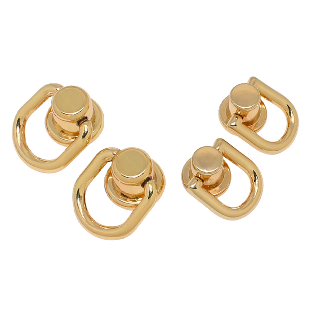 Good Quality Side Buckle Connector Rivet Stud with Hanger Diy Phone Case Accessories Handbag Fittings Accept Custom Service