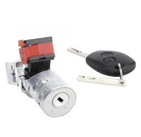 Barillet de serrure de contact 487004184R avec clé pour Renault Master Clio Logan Mk2 Mk3 Kangoo Duster W