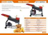 DAWN AGRO Batteuse à céréales électrique, conception compacte, haute efficacité, équipement agricole domestique.