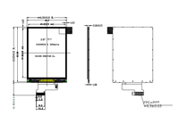 Module LCD 2,8 pouces 240x320 pour maison intelligente, petit écran LCD couleur 2,8 pouces avec 500 nits ST7789V, interface MCU 2,8 pouces, module LCD TFT