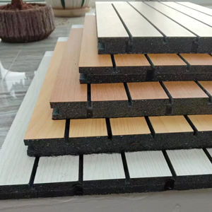 Panneaux muraux acoustiques en bois naturel modernes Fonction acoustique optimale Avantage sonore pour les salles de placage acoustique pour animaux de compagnie - Product Image 5