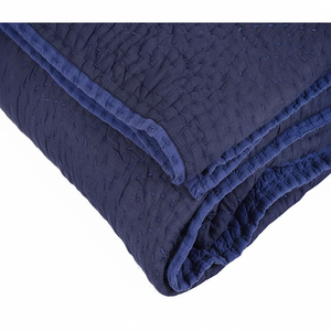 AC Collection 100% juego de edredón de terciopelo de algodón orgánico CALIDAD DE Hotel bordado cubierta de cama para bodas uso doméstico transpirable - Product Image 1