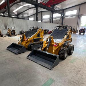 Chargeur compact sur chenilles tout-terrain, chantier de construction, chargeur à quatre roues, <span class=keywords><strong>mini</strong></span>-chargeur compact multifonctionnel. - Product Image 4