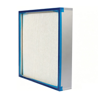 Terminal Filter HEPA H14/U15 Baru dengan Segel Gel Serat Kaca Mikro untuk Cleanroom HVAC Rumah Sakit Laboratorium