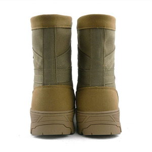 Bottes tactiques HBA03 en toile imperméable pour homme, style extérieur, montantes, marron, tailles 39-46, vente en gros pour revendeurs - Product Image 3