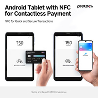 Kiosco de Autoservicio con Tablet de 8 Pulgadas, MT8768 Octa Core, 4GB de RAM, 64GB de Memoria, Tablet Android con NFC, Tablet POS con Ranura para Tarjeta SIM