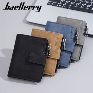 กระเป๋าสตางค์แบบซิปขนาดเล็ก Baellerry สำหรับทุกเพศทุกวัย สีพื้น พร้อมช่องใส่บัตร ใช้ได้ทุกวัน - Product Image 1