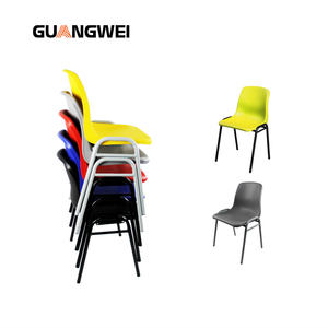 GUANGWEI Modern dayanıklı plastik çalışma koltuğu ev ofis konferans eğitimi için toptan ucuz fiyat ziyaretçi öğrenciler için - Product Image 1