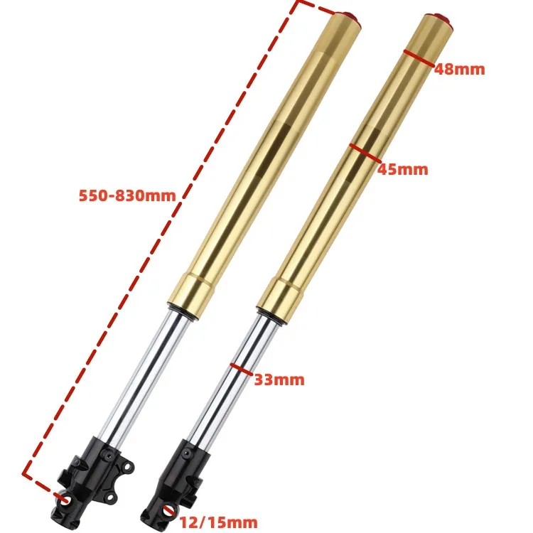 Motorcycle Spare Parts Custom Shock Absorber Inverted Hydraulic Mtb Bike Front Suspension Fork