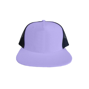 Flat Brim Teal Trucker Hats 5-Panel Custom Logo Sports Hat Snapback <b>Baseball</b> <b>Caps</b> Made in Vietnam - Product Image 3
