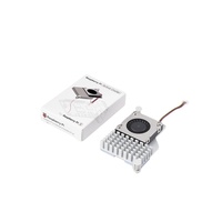 Enfriador Activo Oficial para Raspberry Pi 5, Ventilador con Control de Temperatura, Disipador de Calor de Aluminio, con Cinta Térmica