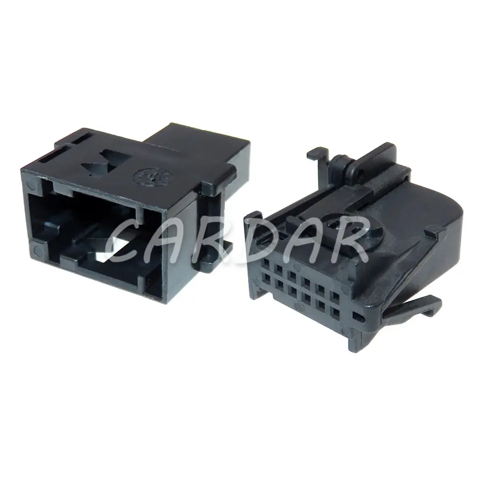 1 Set 12 Pin 1379096-3 Unsealed Socket 0.6 Series Automotive Power Amplifier Electric Wiring Plug For VW Porsche