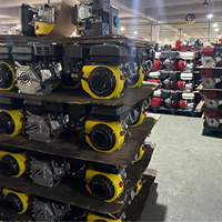 Pompe à essence monocylindre 4 temps 13 CV refroidie par air certifiée CE EMC Tengka, démarrage au pied, cylindrée 390 cm³, utilisation facile