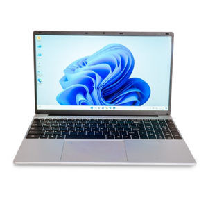 أجهزة كمبيوتر محمولة بشاشة لمس 15.6 بوصة، نحيفة وخفيفة، مع خاصية فتح القفل ببصمة الإصبع، مناسبة للأعمال والمكاتب والألعاب، كمبيوتر لوحي 15.6 بوصة - Product Image 1