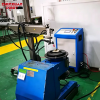 Positionneur de soudage CNC à écran tactile PLC, table rotative réglable pour tuyaux et pièces circulaires