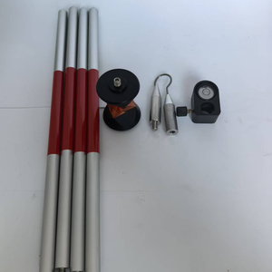 360. Mini kit de prisme avec 4 poteaux et niveau à bulle, équipement de topographie pour station totale et accessoires - Product Image 4