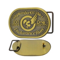 Hebilla de Cinturón Personalizada de Metal Antiguo para Bicicleta, Carrera, Recuerdo, Honor